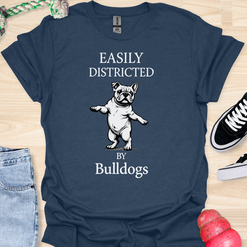 Easily distracted by bulldogs - V6 - Dancing T-Shirt